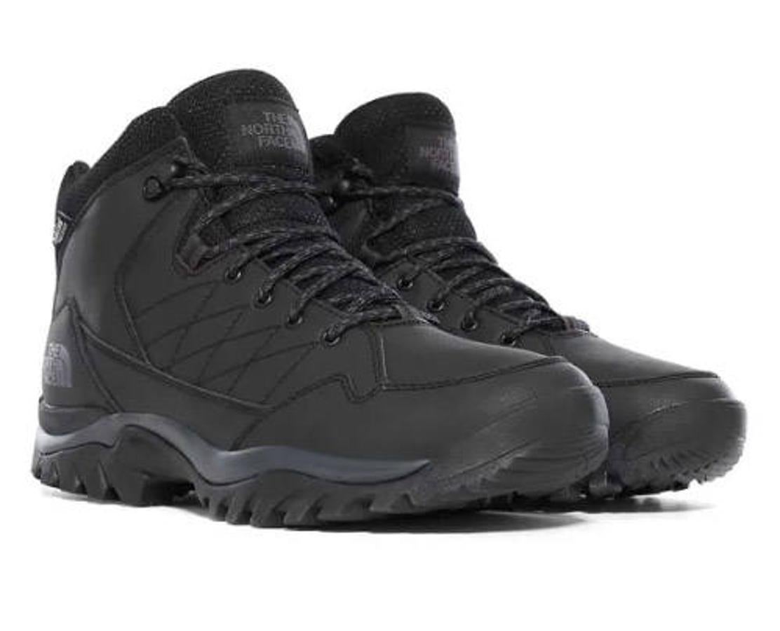 The North Face Storm Strike II: Perfectas para andar sobre caminos embarrados o rocas resbaladizas. Su piel sintética impermeable y el guardabarros combaten la humedad pero sin sacrificar el confort. Su suela de agarre sensible a la temperatura te ayudará a moverte por terrenos exigentes con total seguridad. Precio: 89,95 euros.