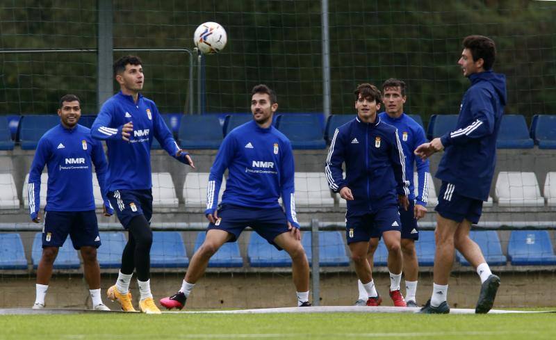 Los azules han entrenado este jueves a las órdenes de Ziganda para preparar el partido de este sábado ante el Albacete. 