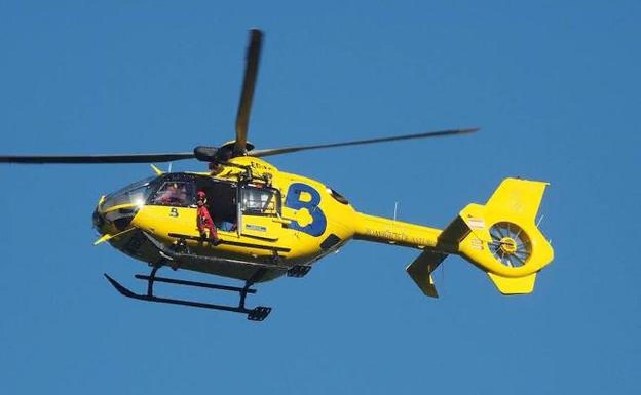 Helicóptero de Bomberos de Asturias.