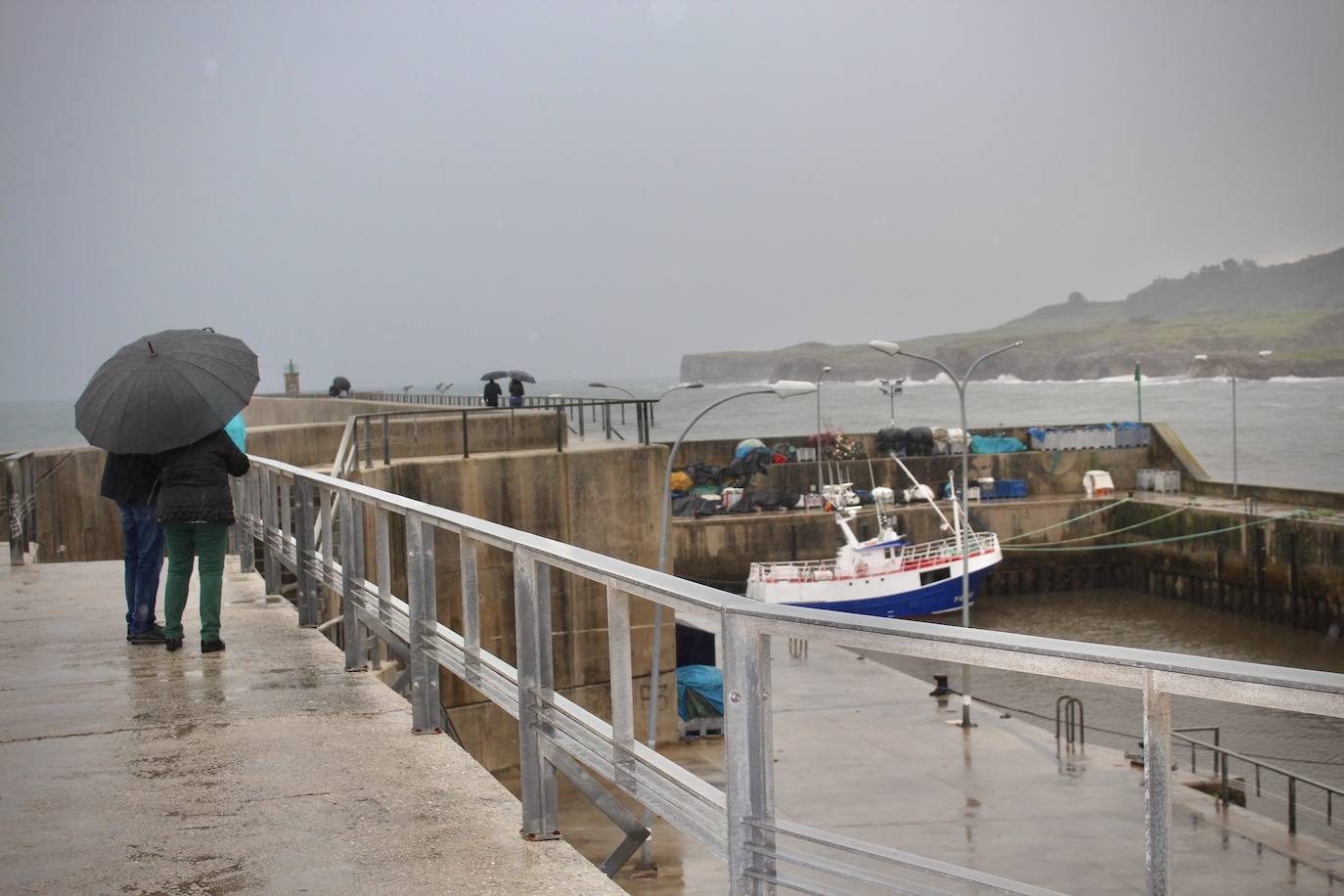 Asturias, en aviso por lluvia, viento y oleaje