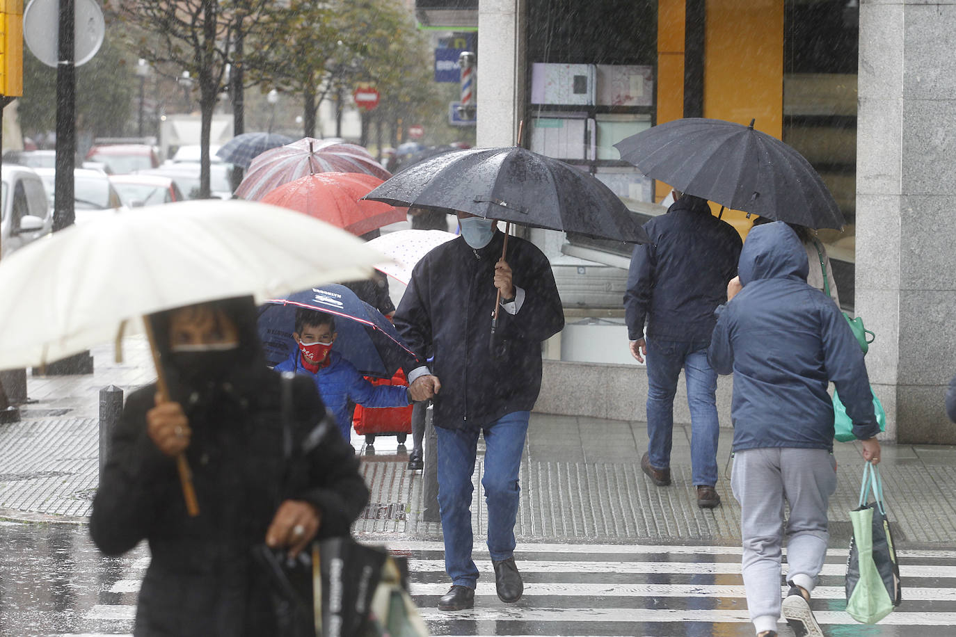 Asturias, en aviso por lluvia, viento y oleaje