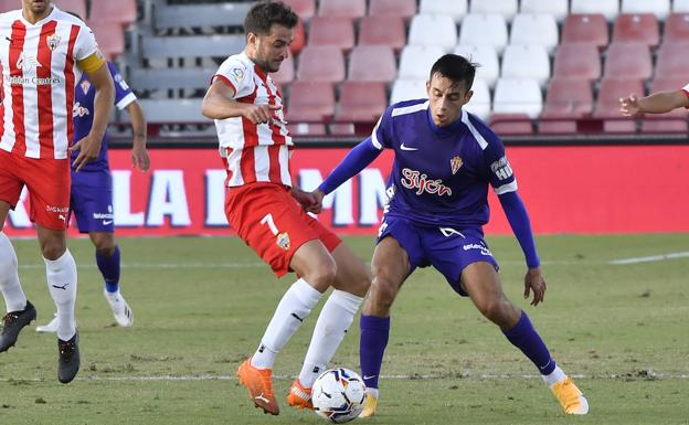 Galería. Pedro Díaz, en el partido de este domingo.