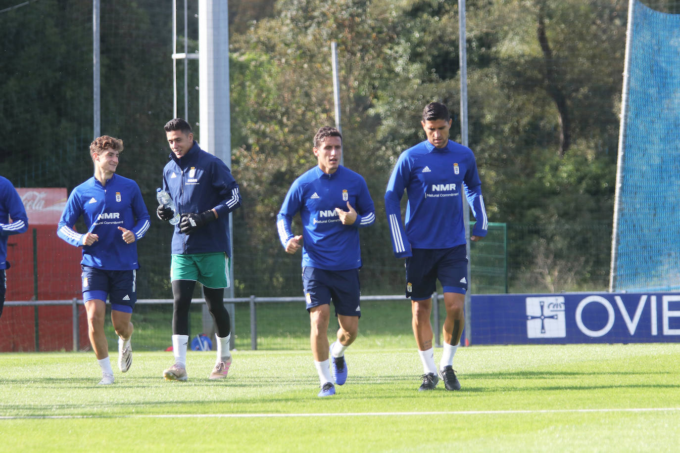 Los azules ya han comenzado a preparar el derbi asturiano, que se disputa este fin de semana. 