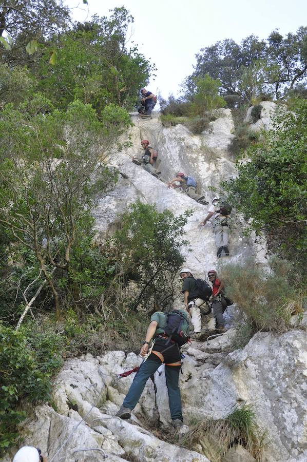 El norte de España puede presumir de tener alguna de las mejores vías ferratas. El desfiladero de Hermida, con una extensión de 21 kilómetros, no solo es el más largo de la Península, sino que también es uno de los encargados de marcar el límite de los Picos de Europa. Situado en el occidente de Cantabria y rozando la zona oriental asturiana, se encuentra flanqueado por imponentes paredes de roca caliza que llegan a alcanzar los 600 metros. Además, cuenta con una de las primeras vías ferratas que se hicieron en Cantabria y en la que podrás disfrutar de la vista de estas altas paredes de roca. Pero si prefieres optar por un plus de dificultad, la vía ferrata de 'los Peñarruscos' es tu mejor opción, siempre que cuentes con mucha experiencia.