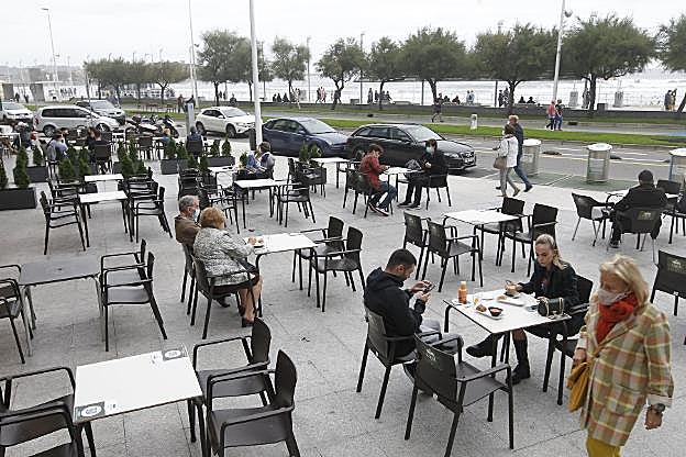 Gijón tendrá terrazas adaptadas al invierno