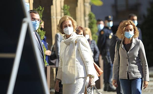 Premios Princesa de Asturias 2020 | La reina Sofía ya está en Oviedo 