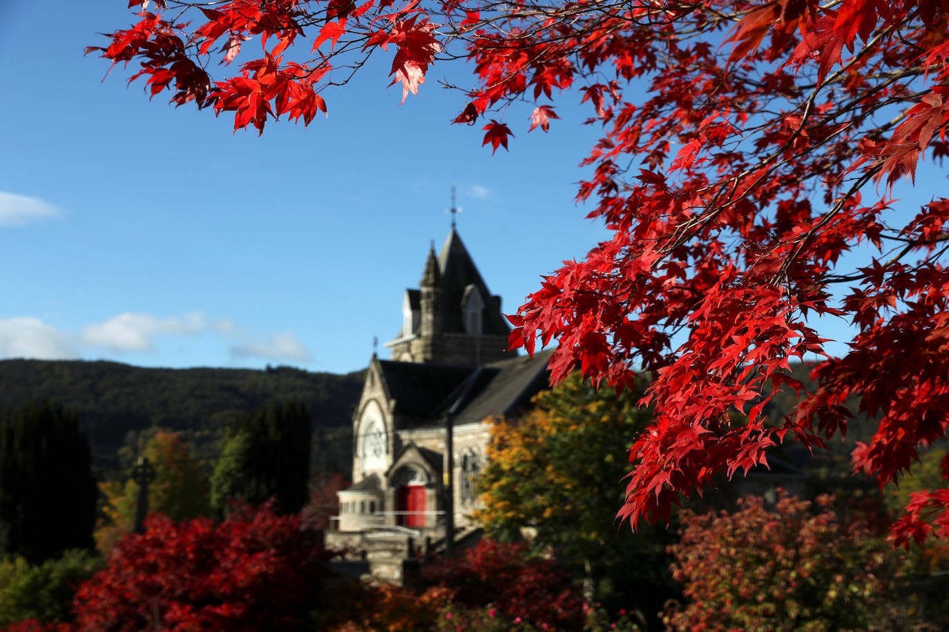 Iglesia de Pitlochry, Escocia.