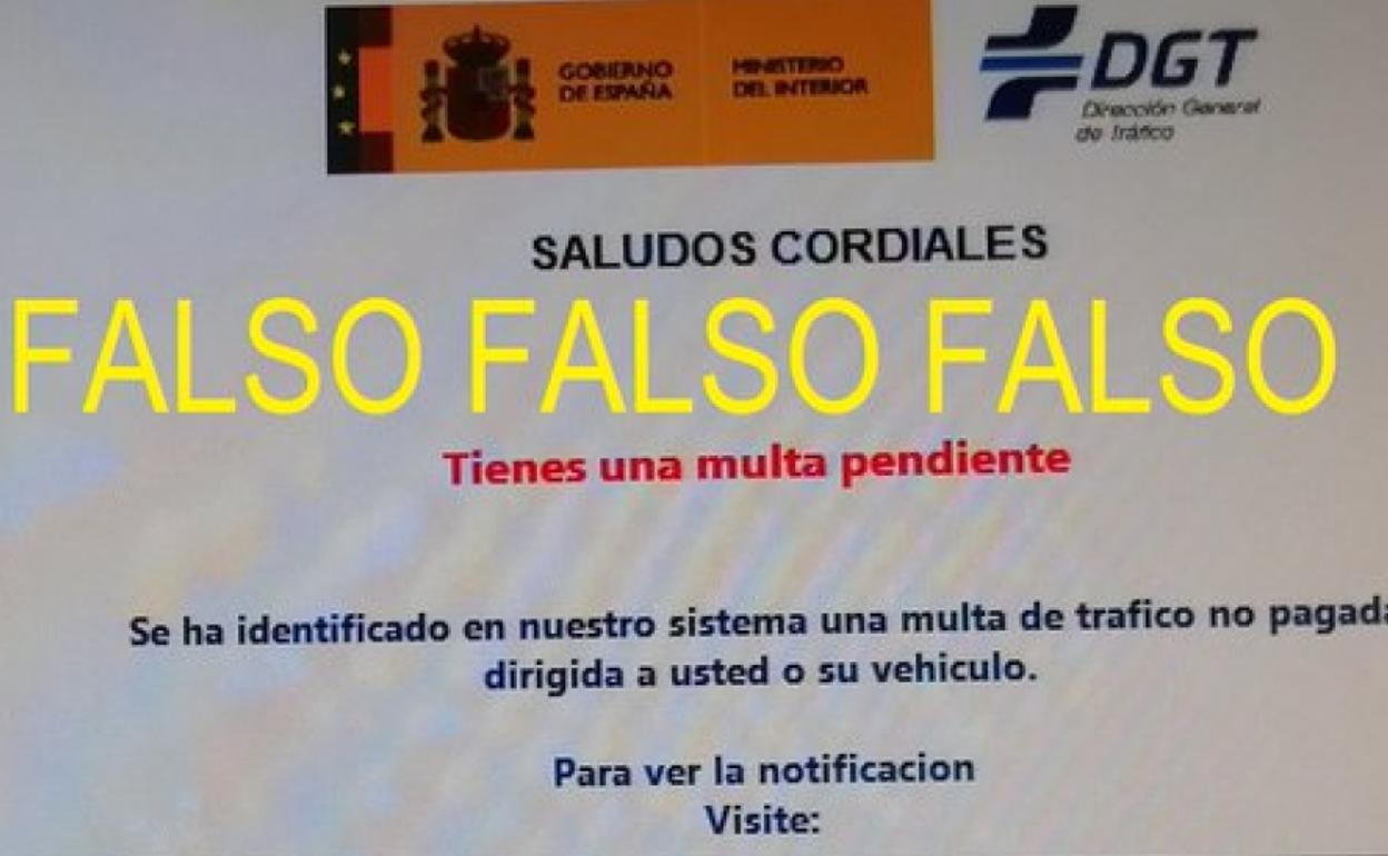 La DGT alerta ante una oleada de multas falsas