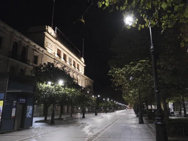 Estado de alarma en Asturias | Noches sin un alma en las calles