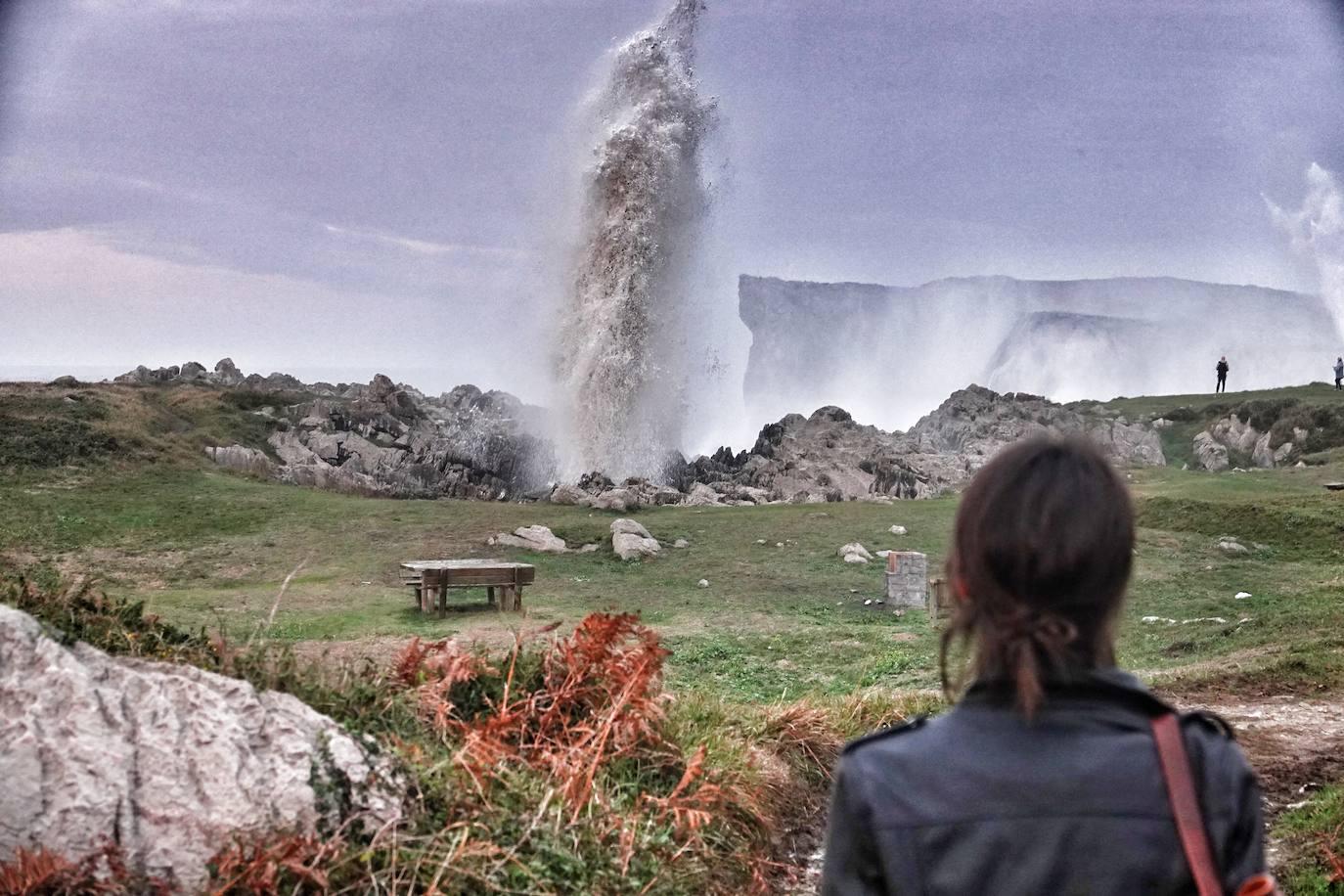 Fotos: Las espectaculares olas que azotaron la costa asturiana