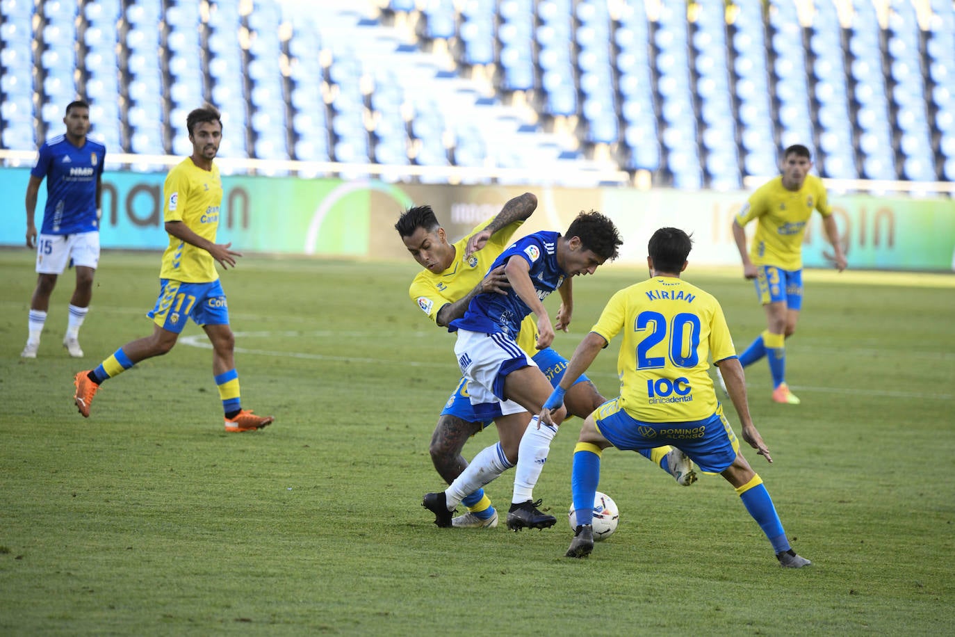 Jugadas del partido disputado este sábado en tierras canarias entre Las Palmas y el Real Oviedo. 