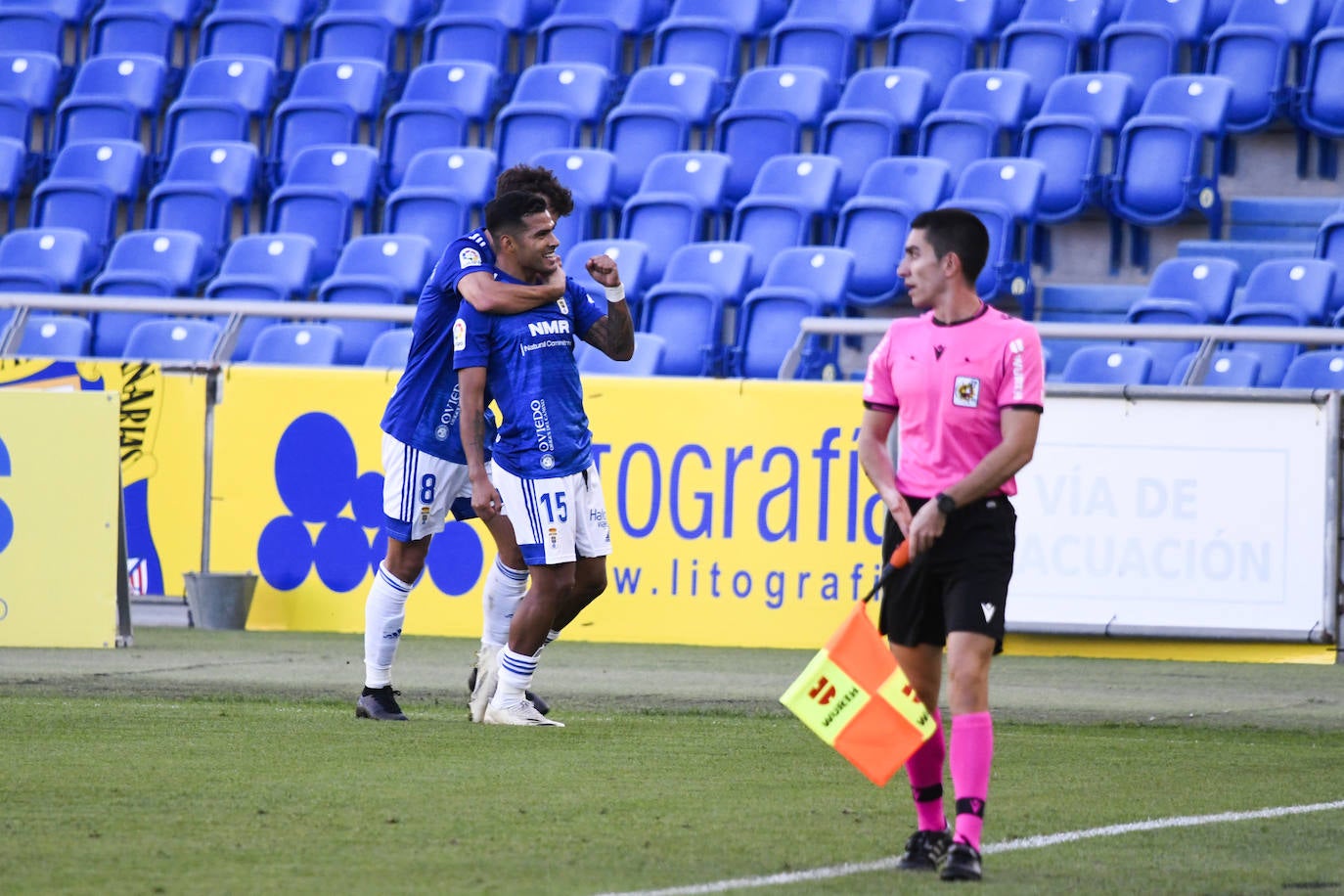 Jugadas del partido disputado este sábado en tierras canarias entre Las Palmas y el Real Oviedo. 