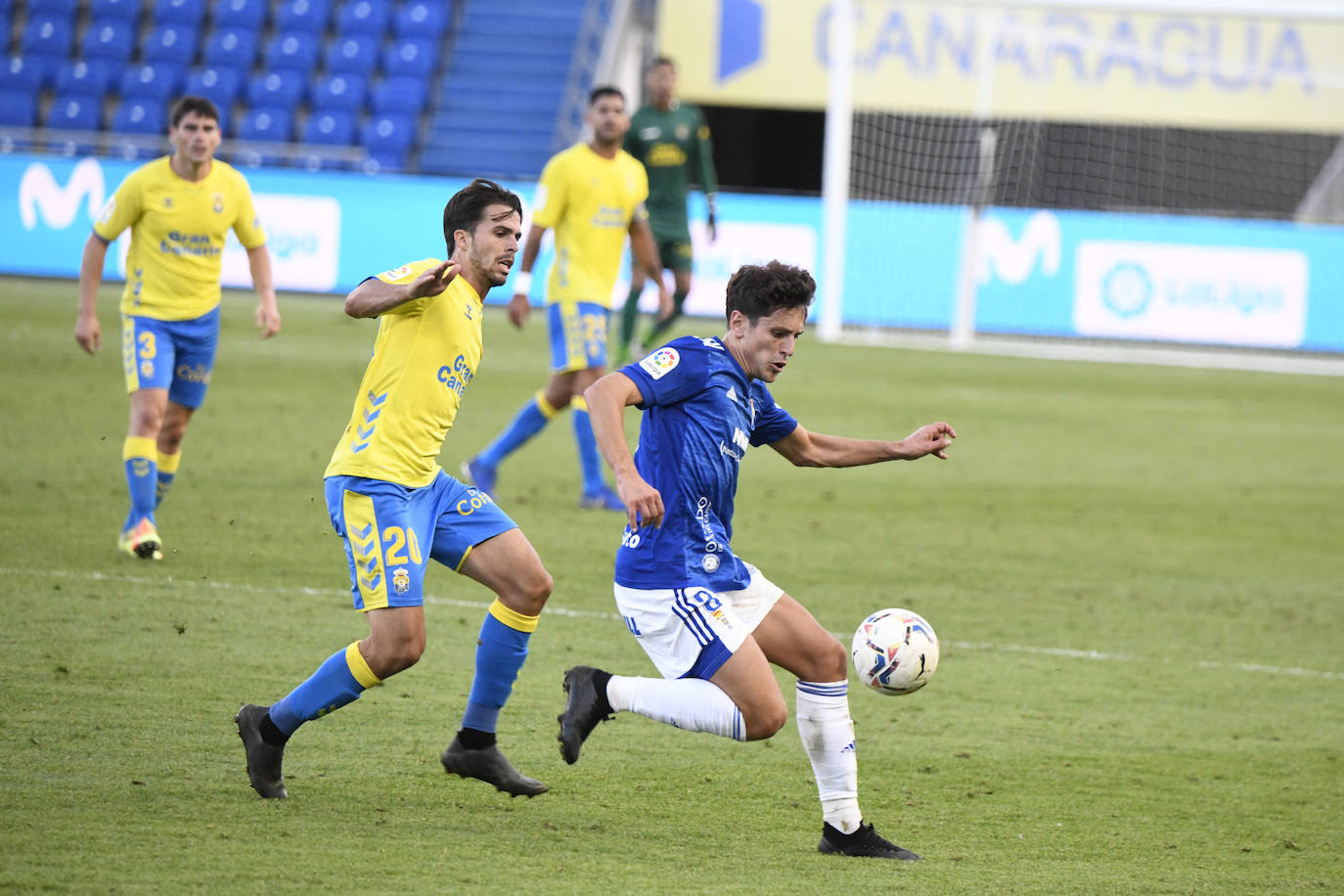 Jugadas del partido disputado este sábado en tierras canarias entre Las Palmas y el Real Oviedo. 
