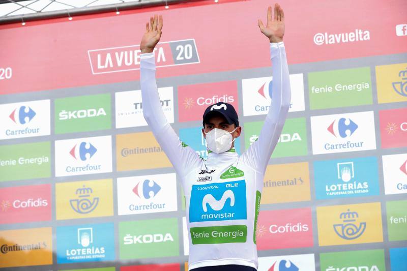 Segunda jornada de la Vuelta Ciclista en tierras asturianas, que transcurrió entre Pola de Laviana y L'Angliru.