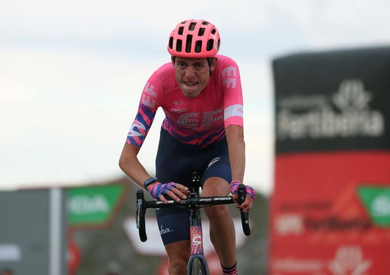 Segunda jornada de la Vuelta Ciclista en tierras asturianas, que transcurrió entre Pola de Laviana y L'Angliru.