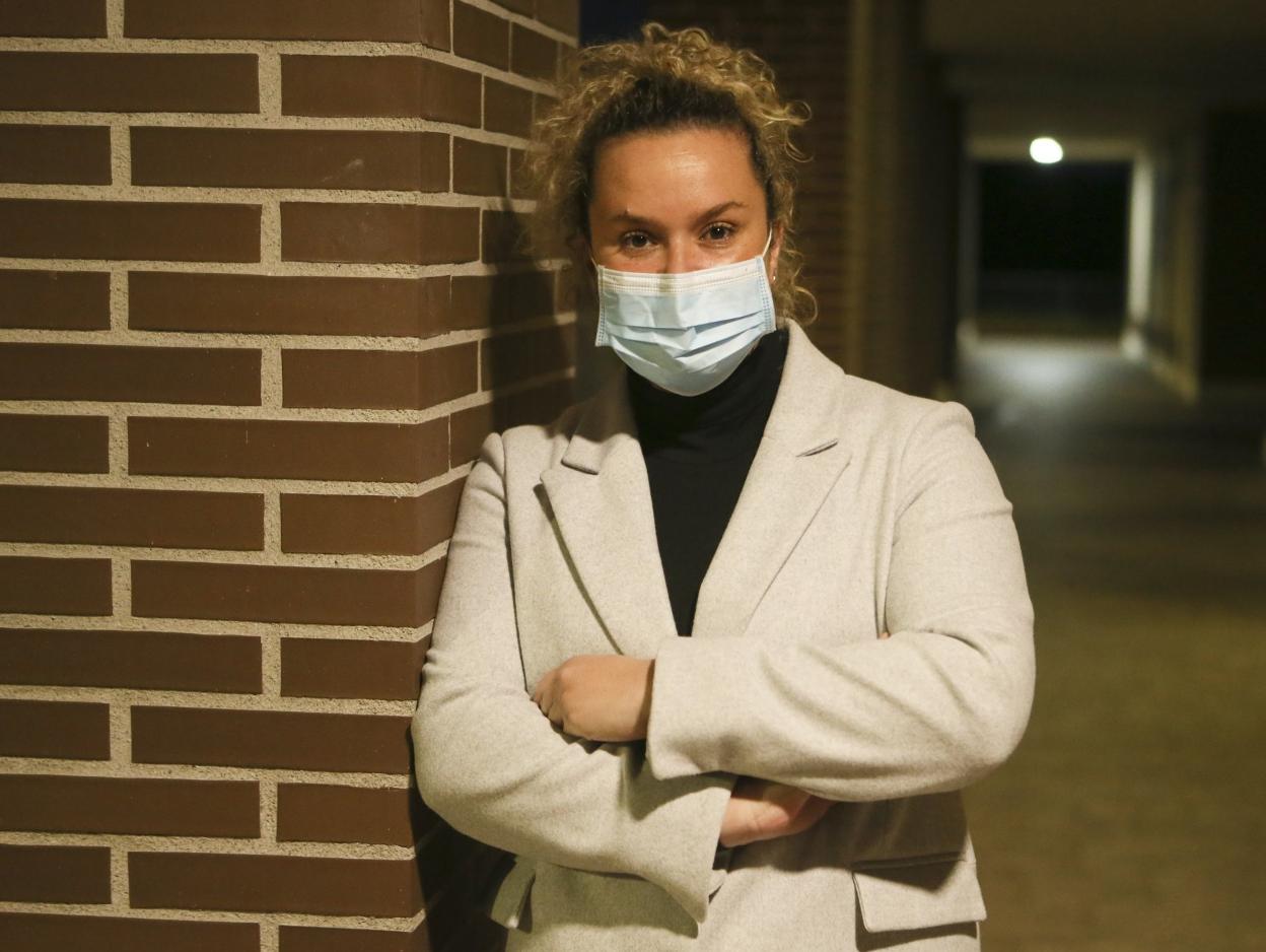 Yésica González, en Siero. 