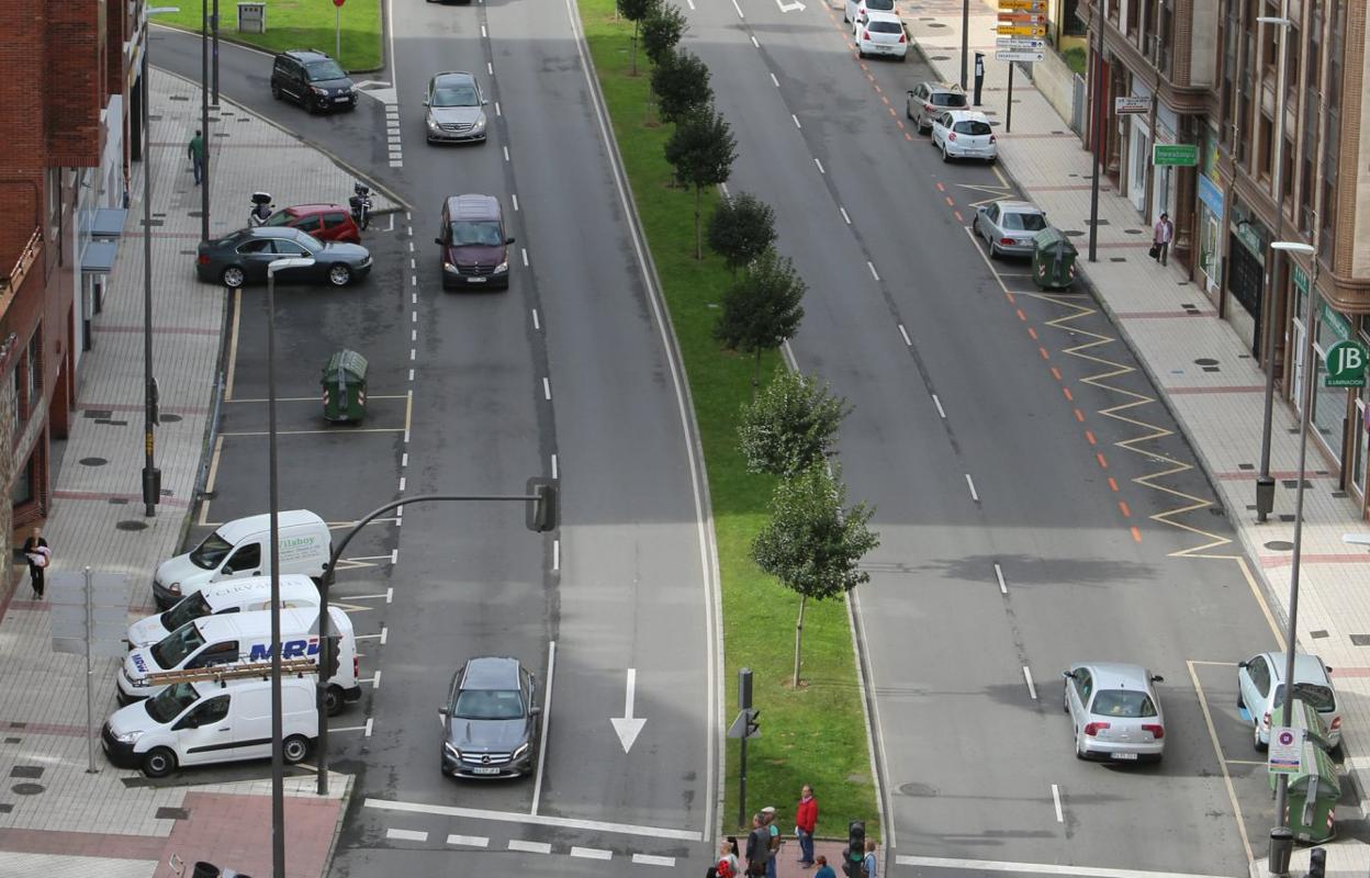La detención se produjo en la avenida de Cervantes . 