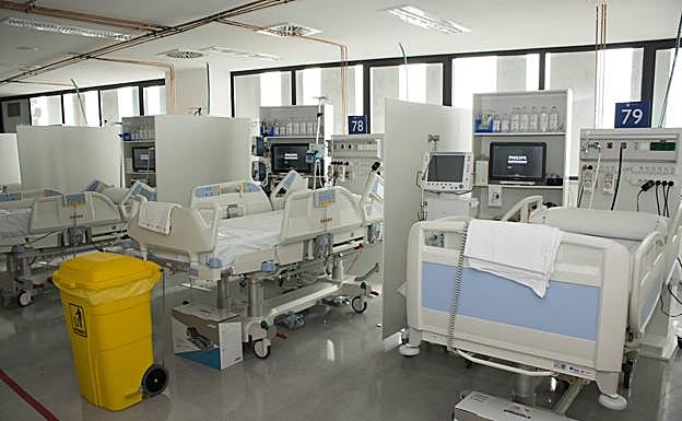 Asturias comenzó el día con una sola cama de UCI covid