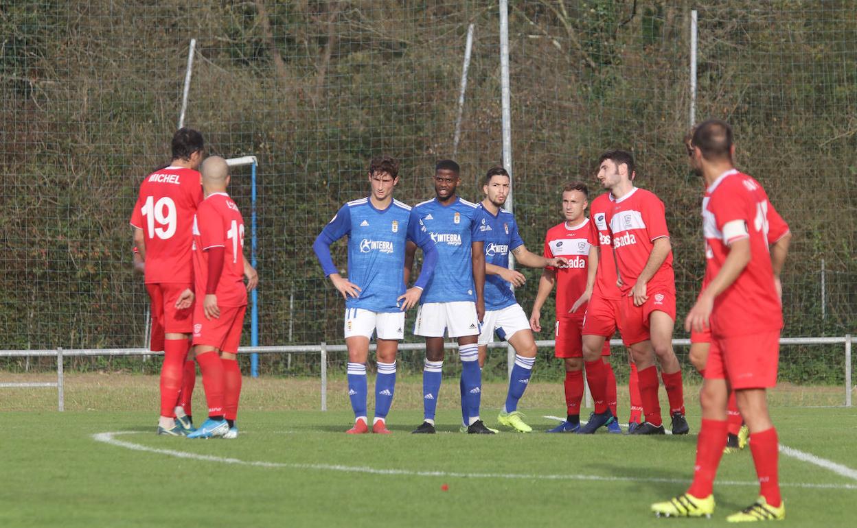 Partido del pasado 31 de octubre entre el Oviedo B y el Marino.