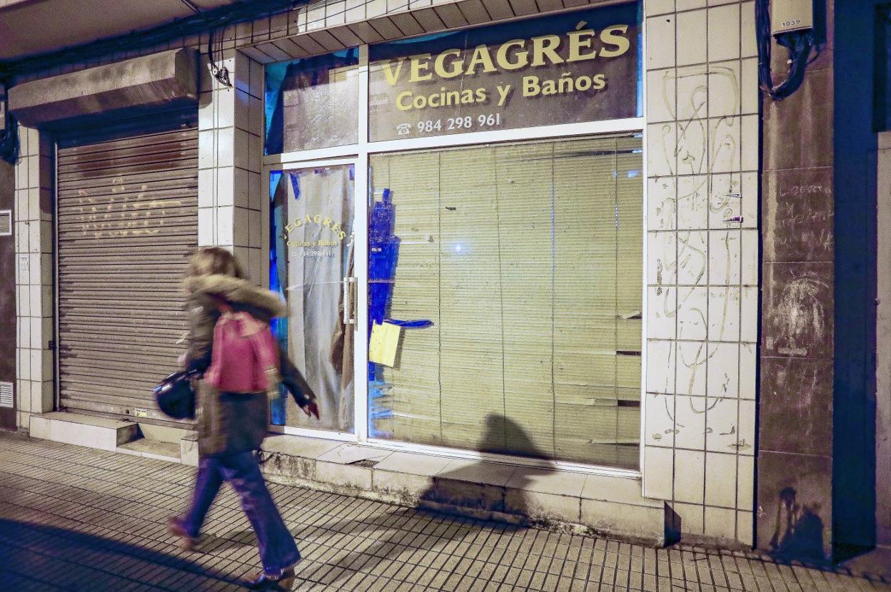 Bajo de la calle Julio que tuvo que ser desalojado. 