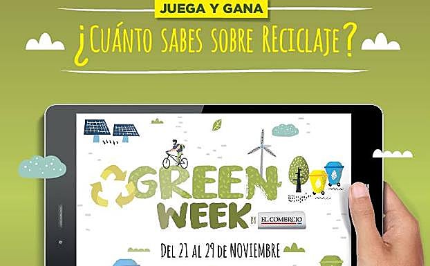 Demuestra lo que sabes sobre reciclaje con el juego de Green Week. 