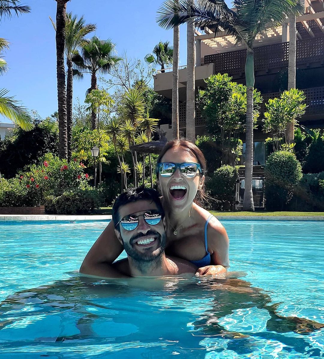 Paula y Miguel, juntos en Marbella el pasado verano. 