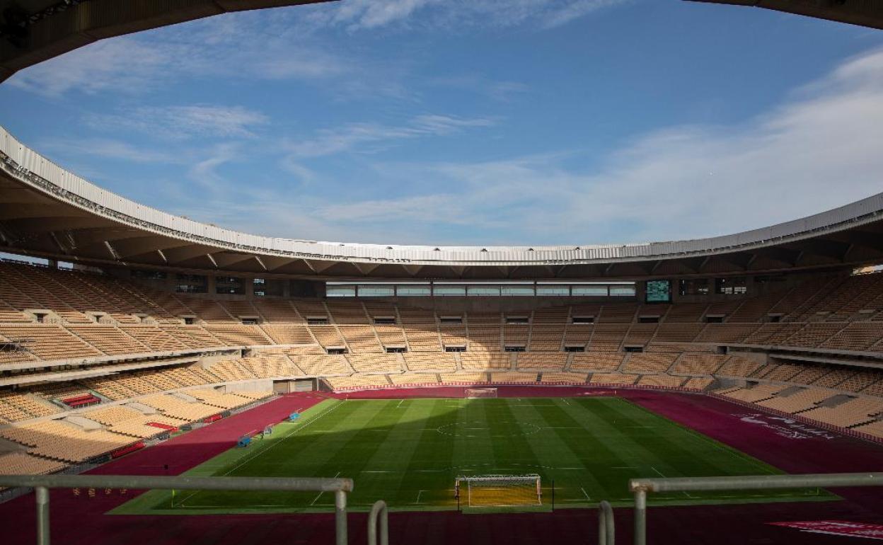 Estadio sevillano de La Cartuja, sede de las dos próximas finales de la Copa del Rey. 