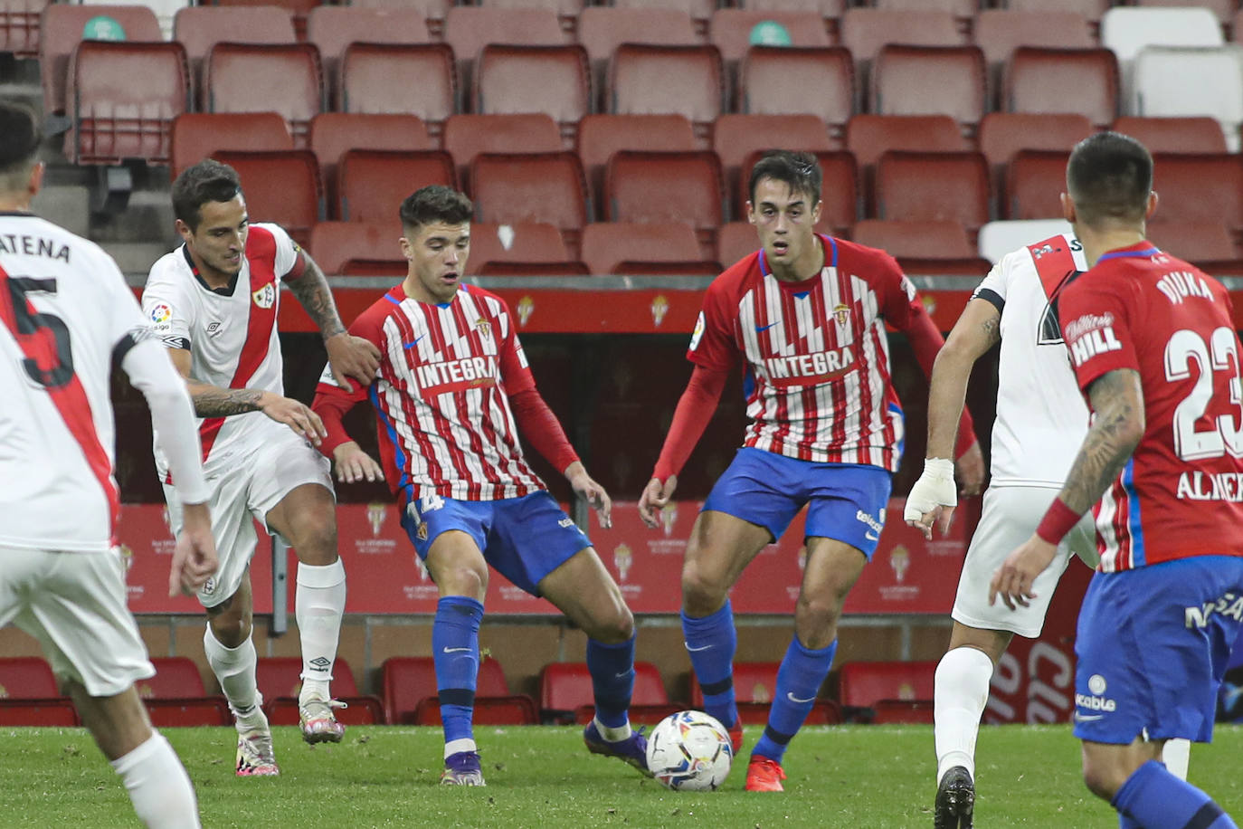 Fotos: Las mejores jugadas del Sporting - Rayo Vallecano