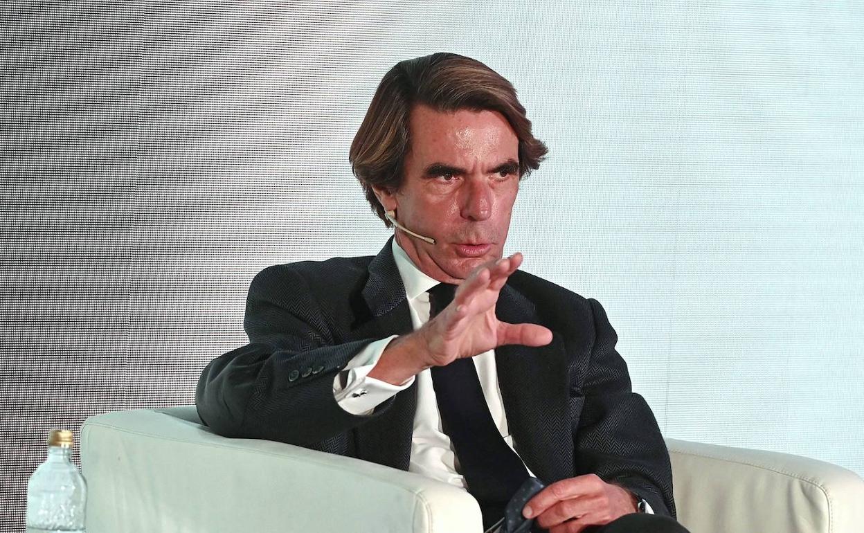 El expresidente del Gobierno José María Aznar 