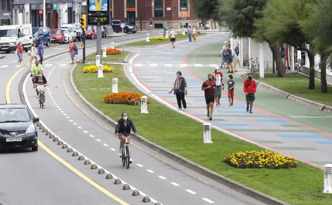 Carril bici de El Muro. 