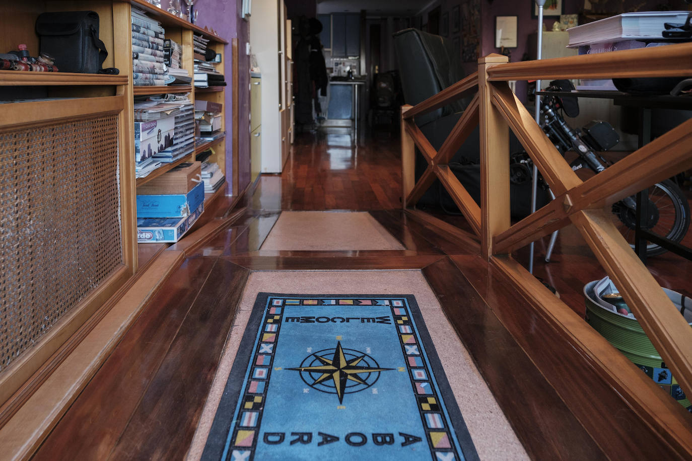 Tanto la casa como el acceso a la terraza se han acomodado para el desplazamiento en silla de ruedas.