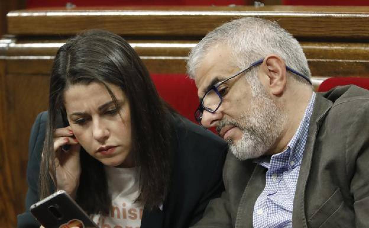 Inés Arrimadas y Carlos Carrizosa.