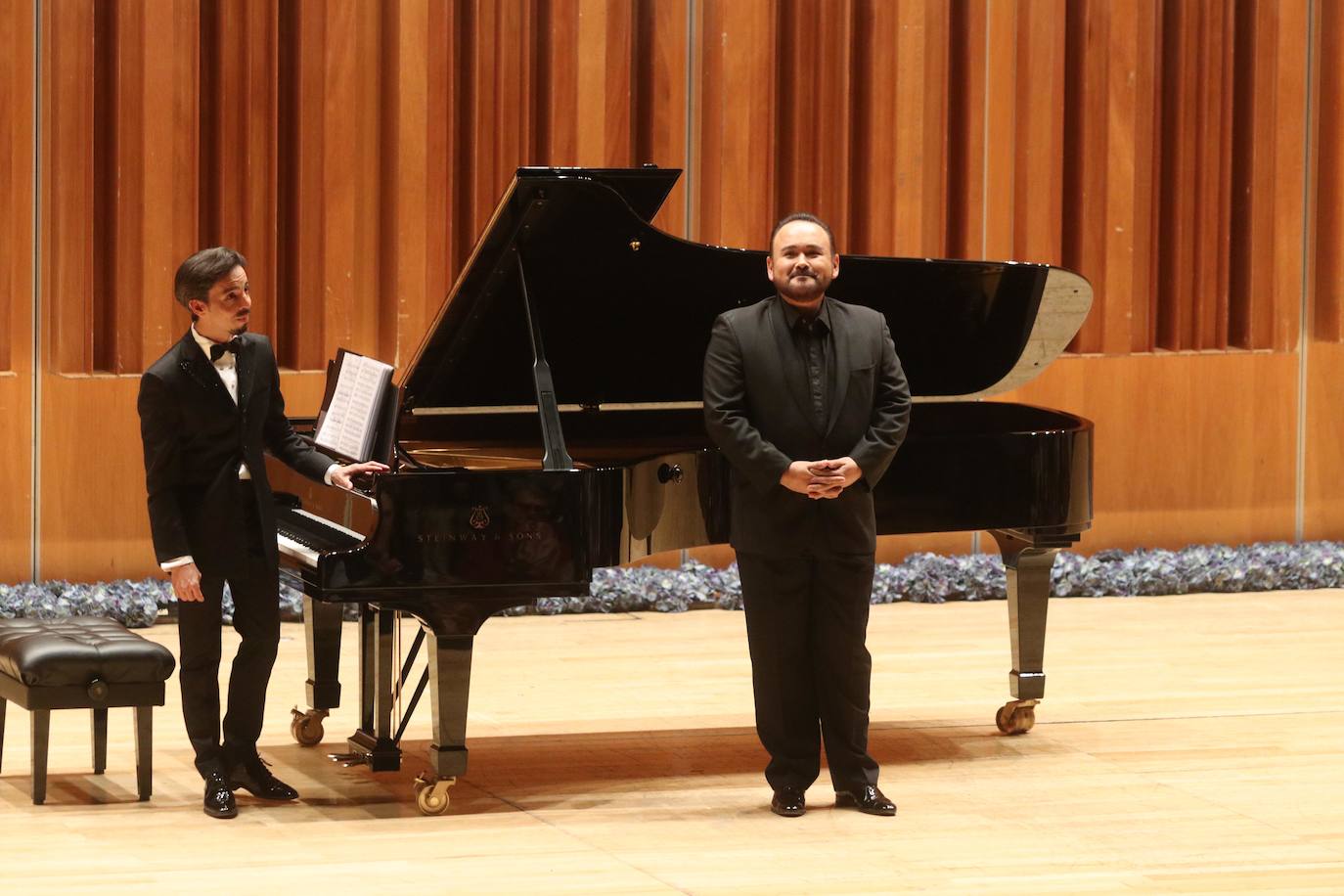 Concierto de Javier Camarena, tenor y gel Ángel Rodriguez, al piano, en el ahora mismo cerrado Auditorio Príncipe Felipe