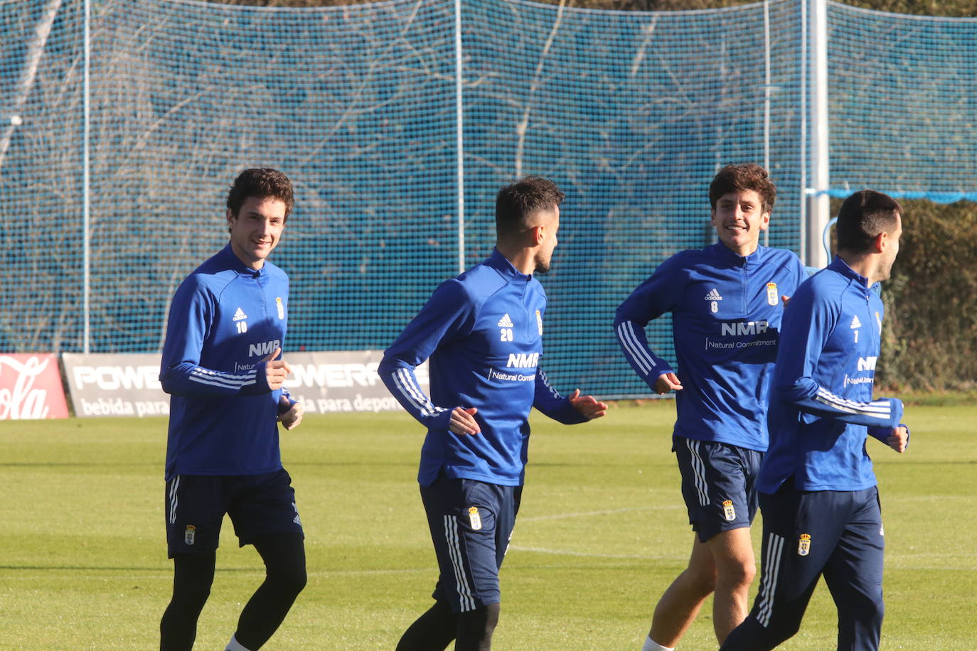 Los azules, preparando su próximo partido ante el Almería