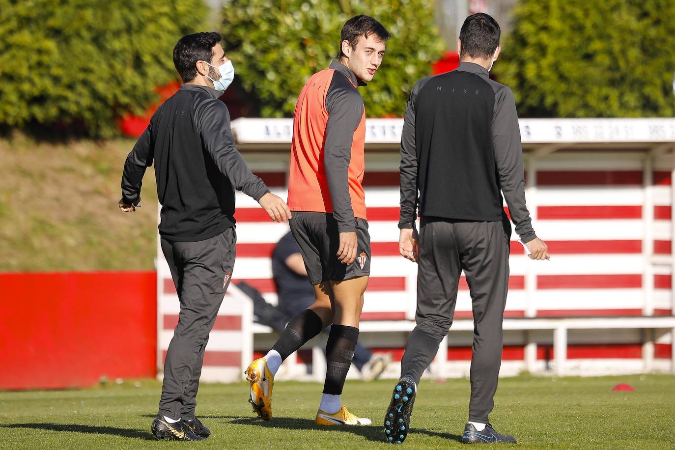 Los rojiblancos preparan su próximo partido ante Las Palmas