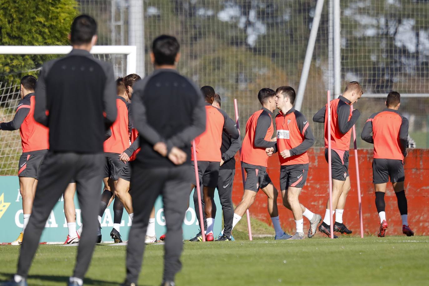 Los rojiblancos preparan su próximo partido ante Las Palmas
