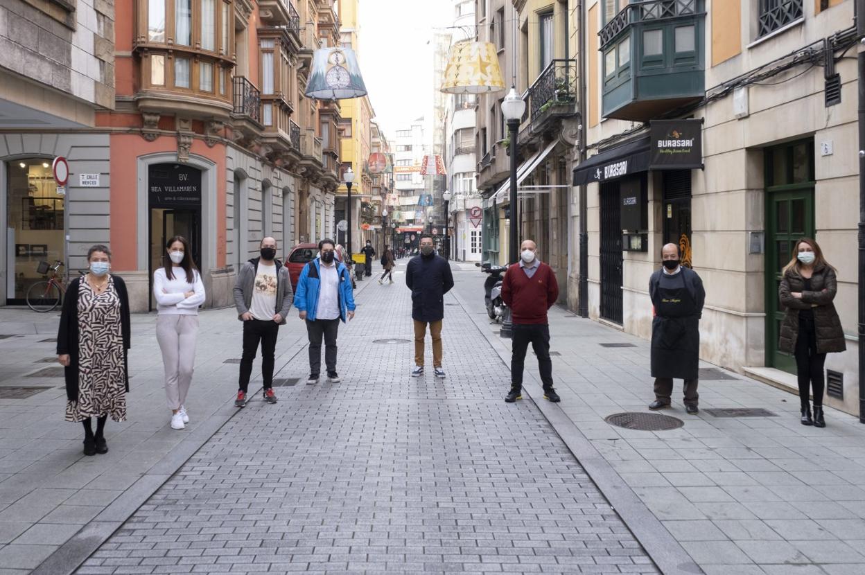 Comerciantes y hosteleros de la zona Centro. 