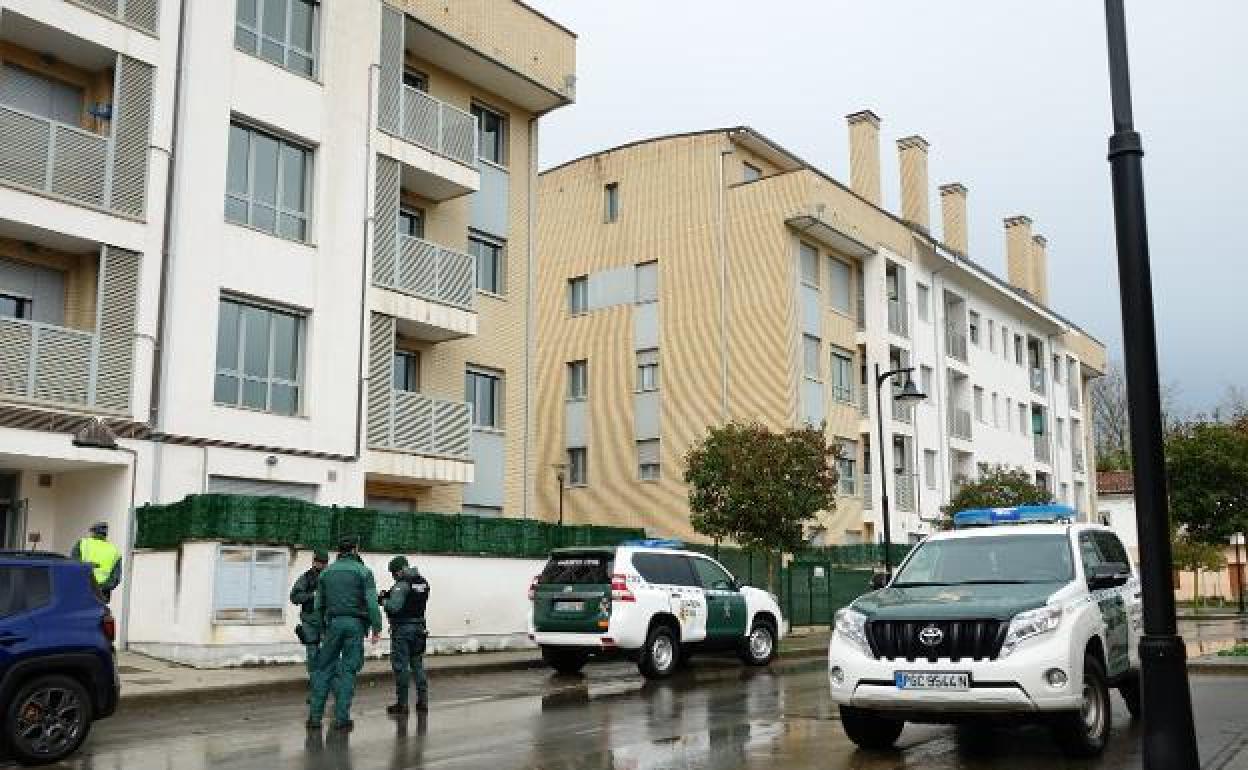 Operativo de la Guardia Civil en Llanes. 