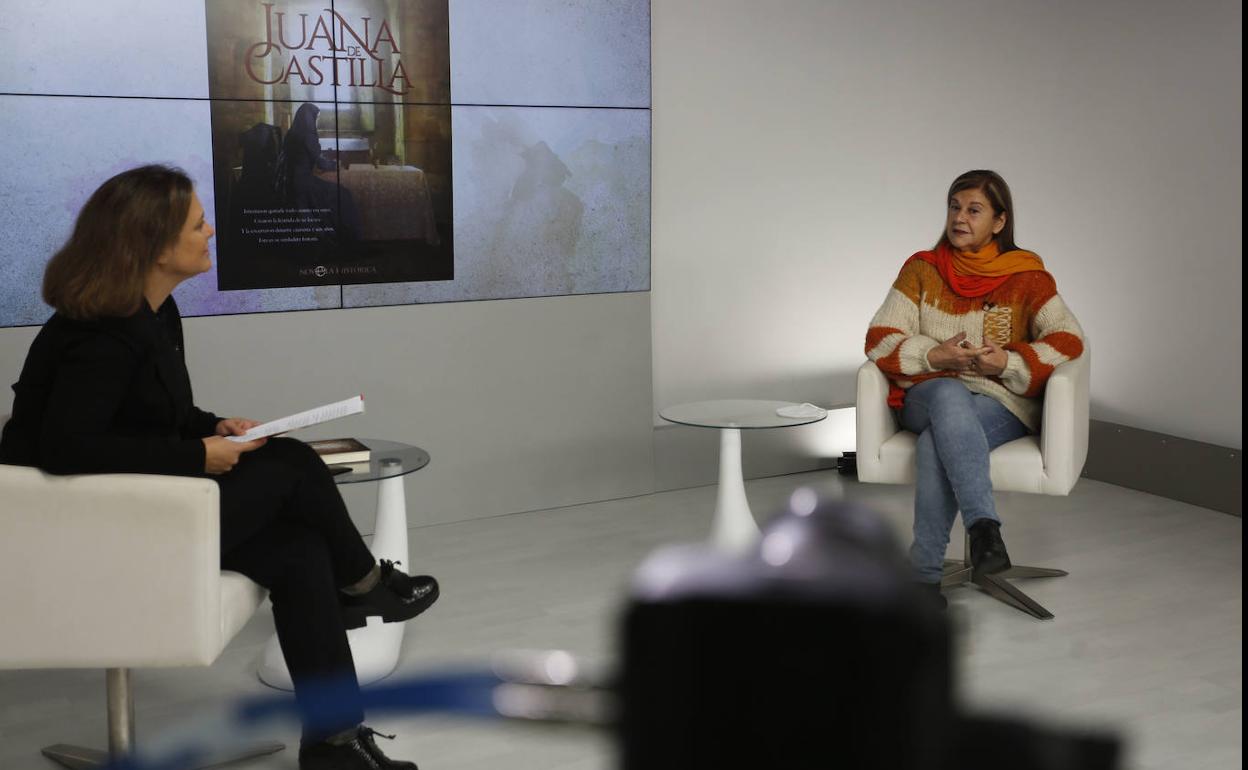 María Teresa Álvarez, en el Aula de Cultura de EL COMERCIO