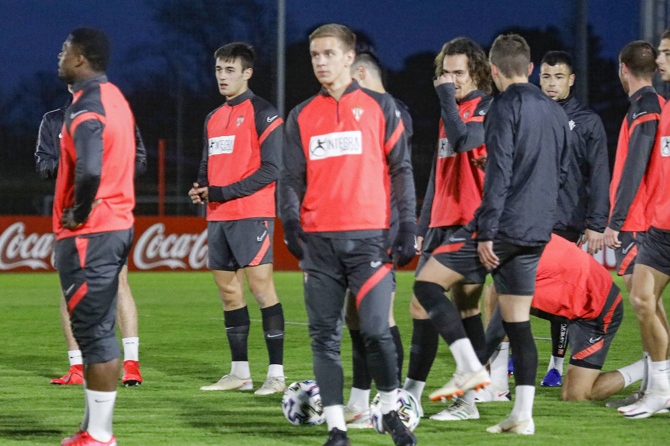 El Sporting prepara su encuentro copero frente la Quintanar del Rey