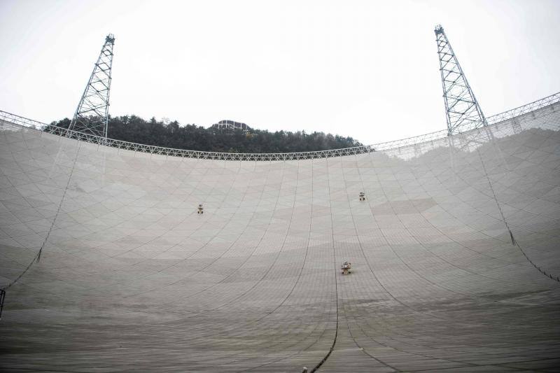 El Observatorio Astronómico Nacional de la Academia China de Ciencias (NAOC) ha hecho públicas una serie de fotografías tomadas en 2016 de las infraestructuras ubicadas en el condado de Pingtang, en la provincia de Guizhou, al suroeste del país. Este observatorio guarda notables similitudes con el de Arecibo, en Puerto Rico, que recientemente colapsó y se vino abajo su plataforma de 900 toneladas del gran radiotelescopio. 