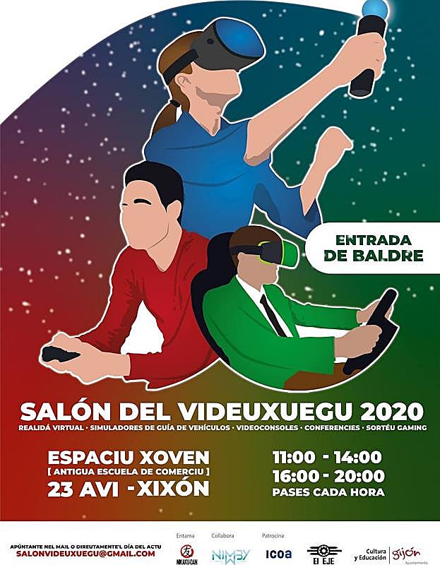 El cartel de la primera edición del Salón del Videojuego 