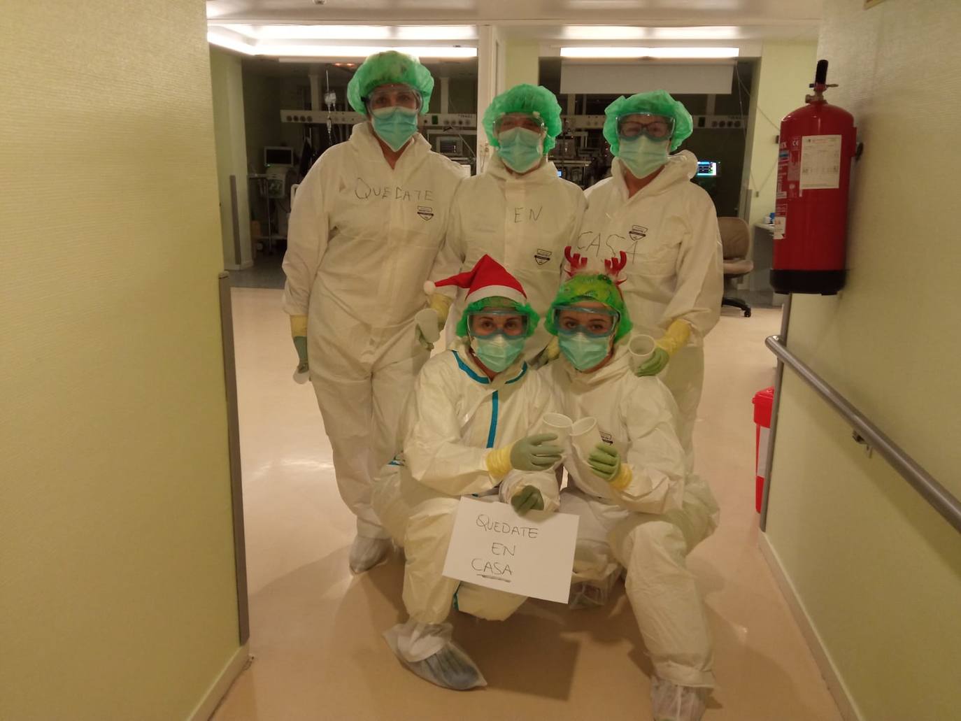 La noche más entrañable del año 783 profesionales lo dan todo en una guardia con cuatro bebés y un fallecimiento