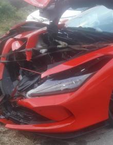 Imagen secundaria 2 - &#039;Cohete&#039; Suárez se estrella con un Ferrari contra otro vehículo en Soto del Barco
