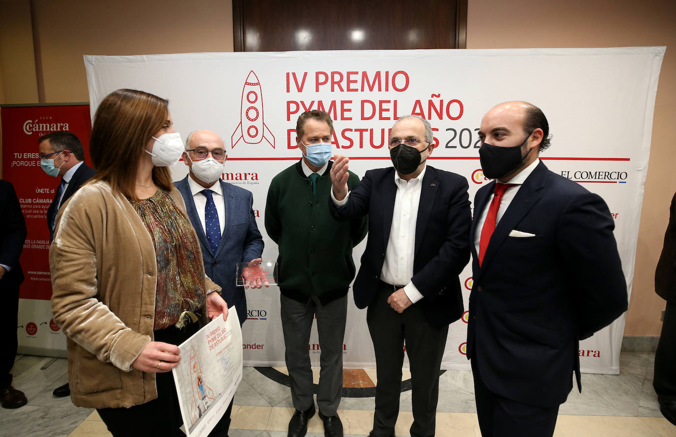 Neoalgae, I-Lanza, Intgraf, Exiom Solution y Vycas reciben el accesit de los galardones que conceden las cámaras de comercio, el Santander y EL COMERCIO