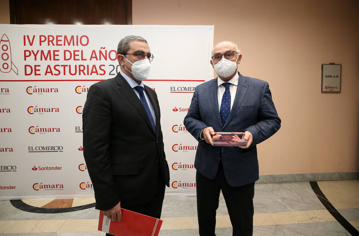 Neoalgae, I-Lanza, Intgraf, Exiom Solution y Vycas reciben el accesit de los galardones que conceden las cámaras de comercio, el Santander y EL COMERCIO