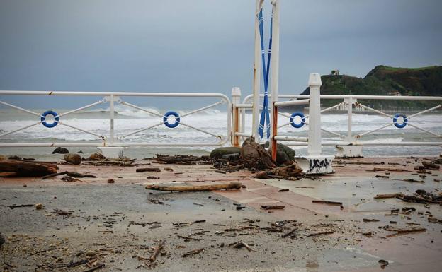 Imagen. Los estragos de la borrasca en Asturias