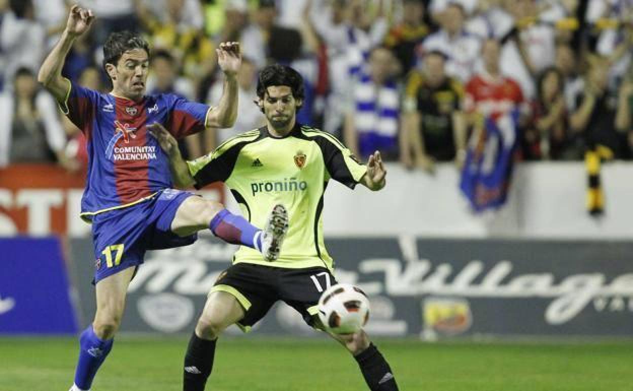 Una imagen del Levante-Zaragoza de la temporada 2010-11