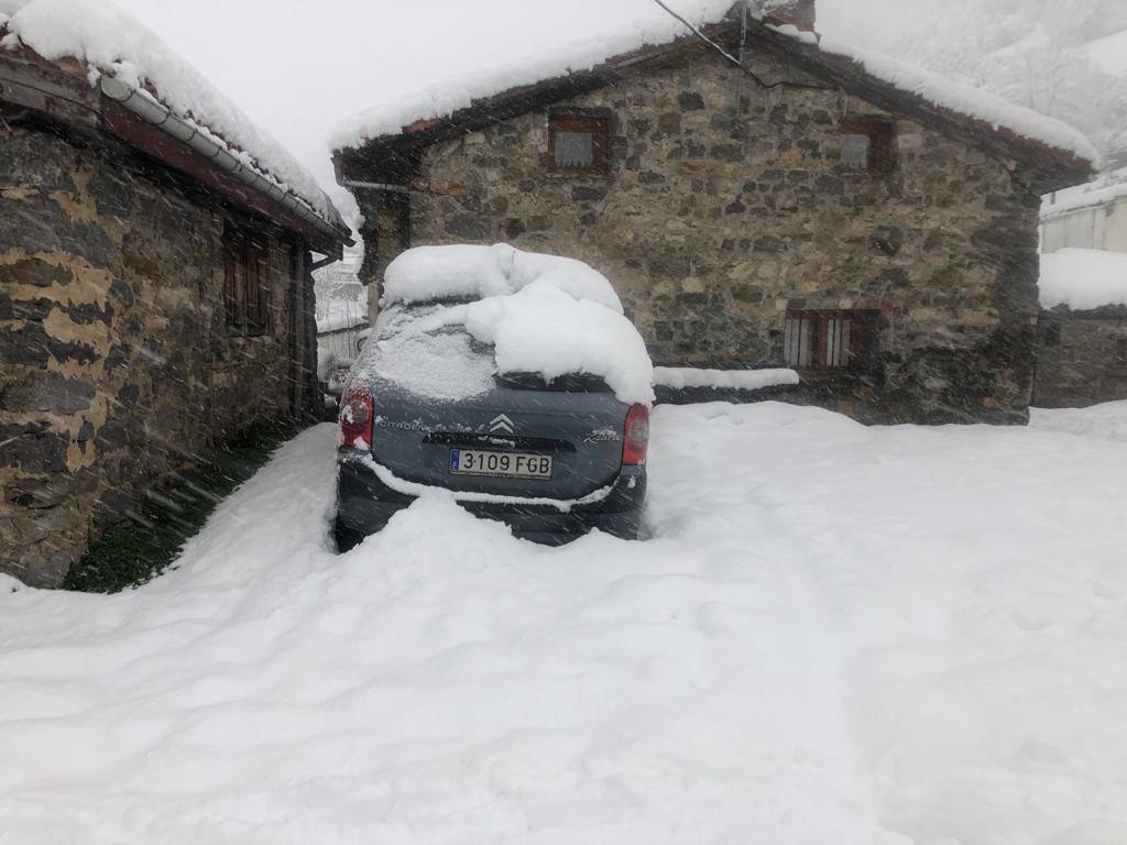 Temporal de frío y nieve en Asturias