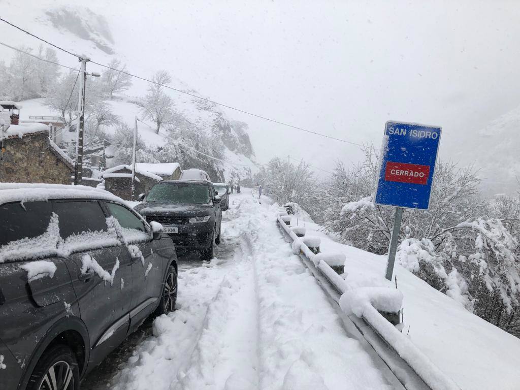 Temporal de frío y nieve en Asturias